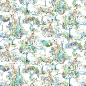 multicolour animal cotton fabric from Voyage Maison