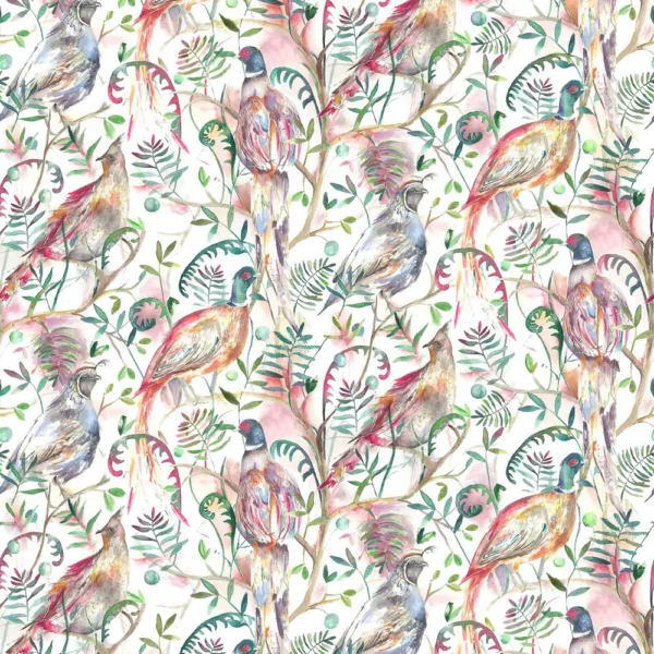 multicolour animal cotton fabric from Voyage Maison