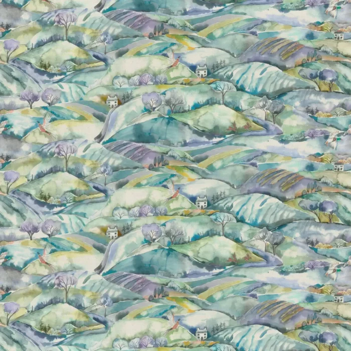 Ambleside Fabric - Teal swatch