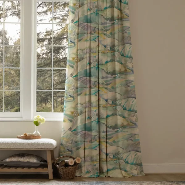 Ambleside Fabric - Teal by Ambleside Fabric - Teal from