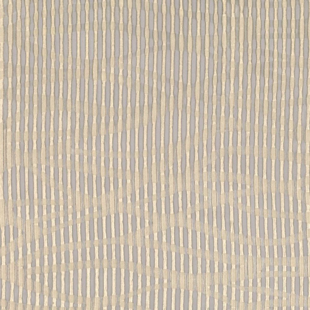 Elise Fabric - Oyster by black-grey striped voile-sheer fabric from Villa Nova
