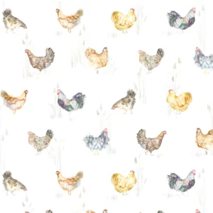 neutral animal cotton fabric from Voyage Maison