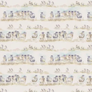 neutral animal cotton fabric from Voyage Maison