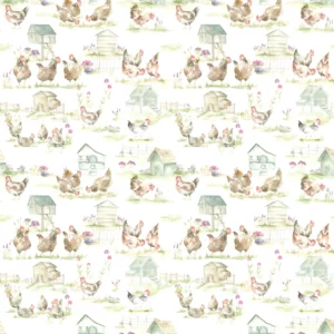 brown animal cotton fabric from Voyage Maison