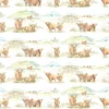 green animal cotton fabric from Voyage Maison