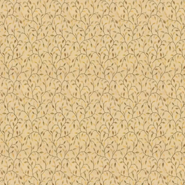green botanical jacquard fabric from Voyage Maison