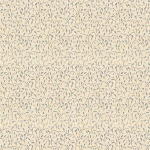 blue botanical jacquard fabric from Voyage Maison