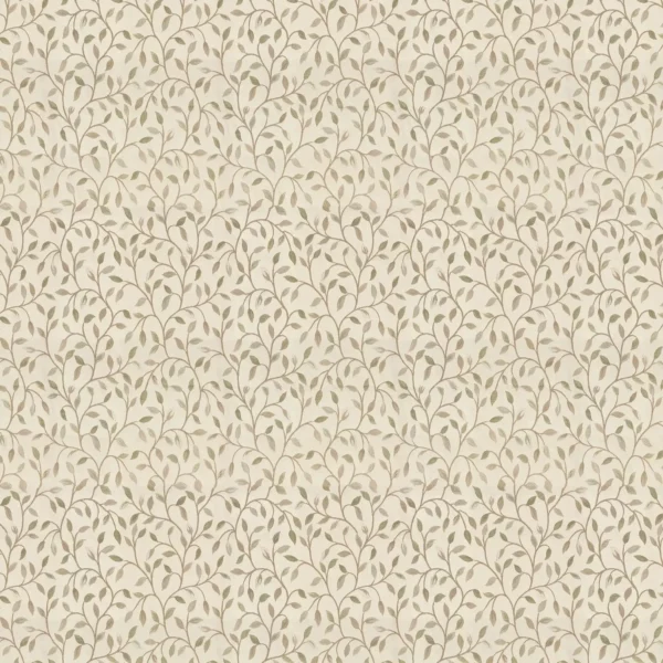 Cervino Fabric - Lichen by green botanical jacquard fabric from Voyage Maison