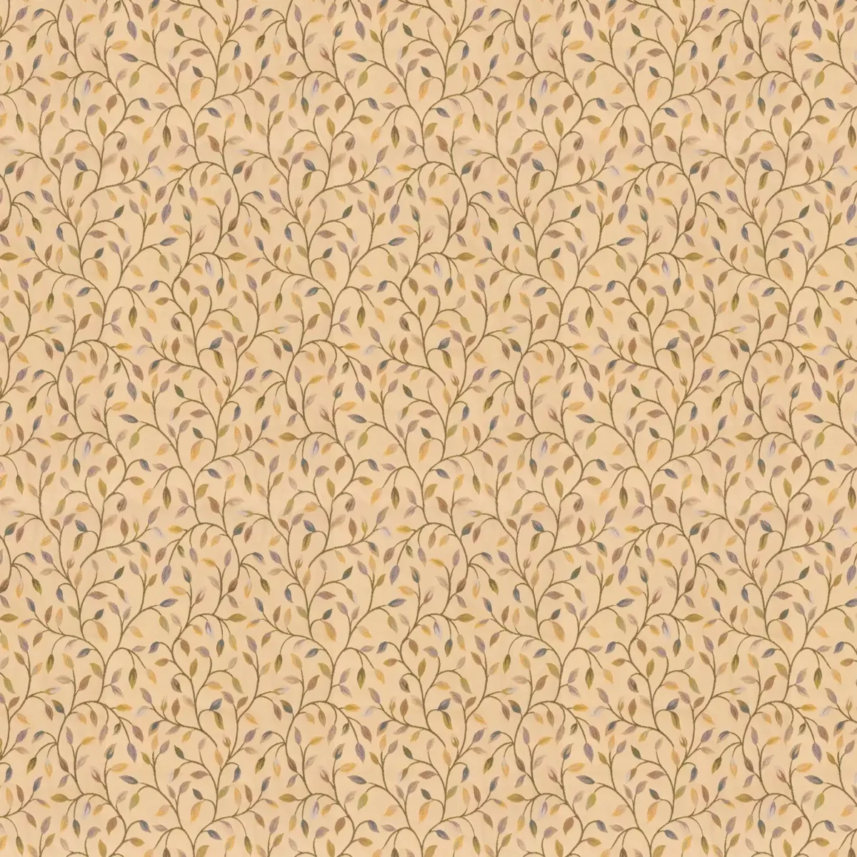Cervino Fabric - Spring by blue botanical jacquard fabric from Voyage Maison