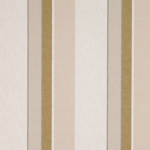 Stipa Fabric - Barley by brown striped woven fabric from Villa Nova