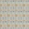 blue geometric woven fabric from Villa Nova