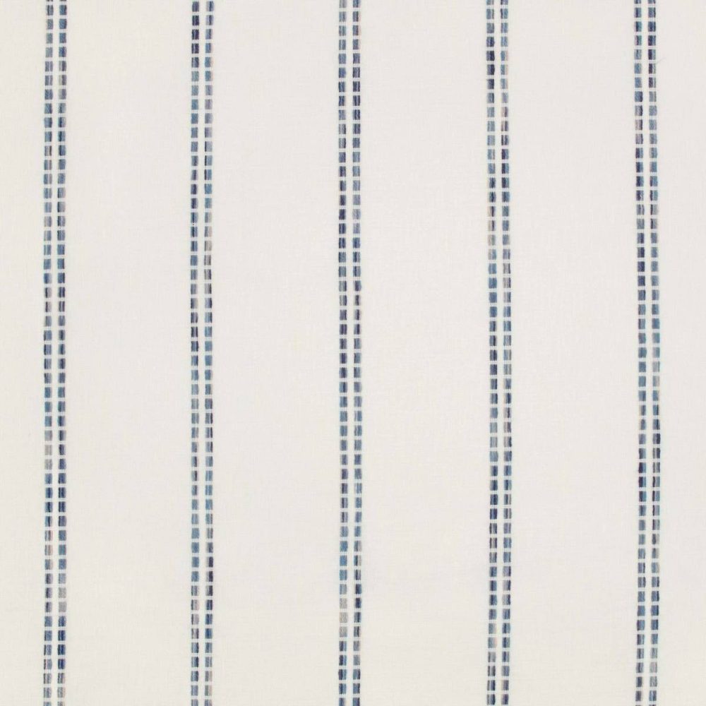 blue striped woven fabric from Villa Nova