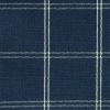 blue checked woven fabric from Villa Nova