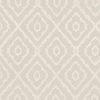 brown geometric embroideried fabric from Villa Nova