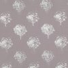 purple botanical jacquard fabric from Villa Nova