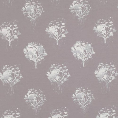 Alder Fabric - Bramble by purple botanical jacquard fabric from Villa Nova
