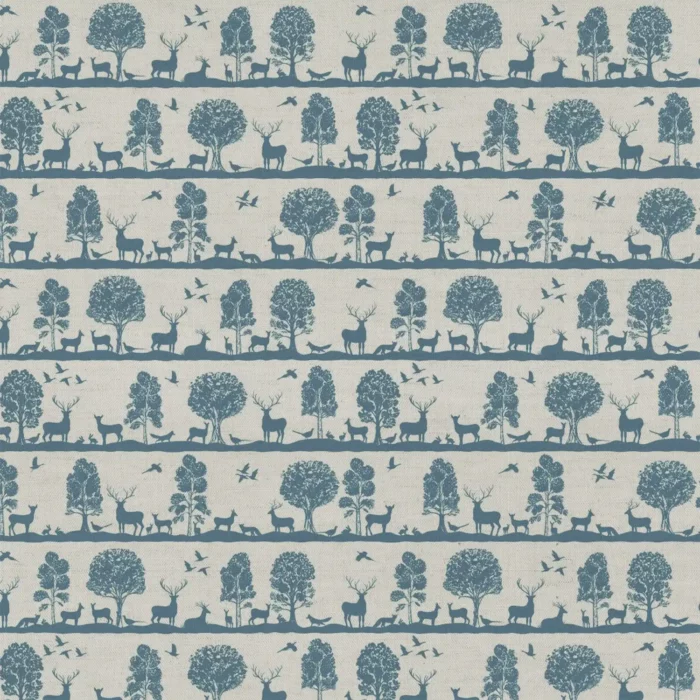 Cairngorms Fabric - Azure swatch