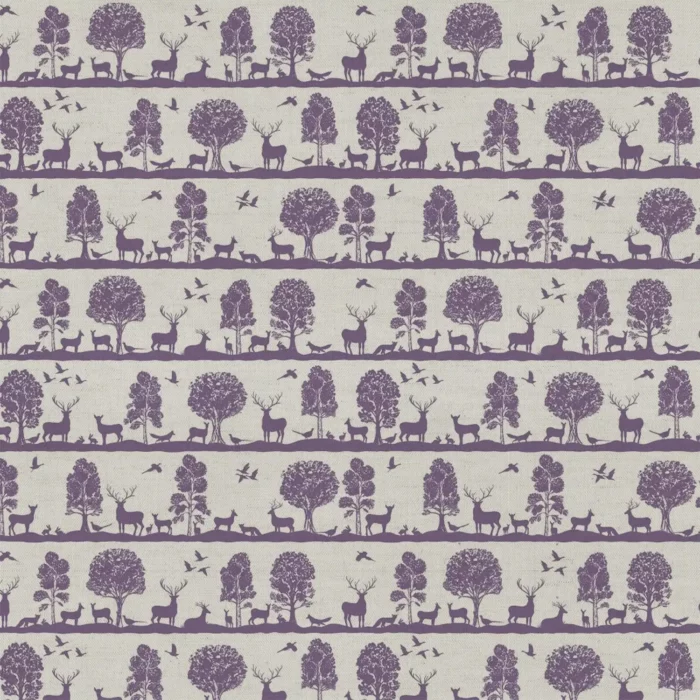 Cairngorms Fabric - Damson swatch