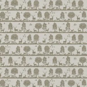 brown animal cotton fabric from Voyage Maison