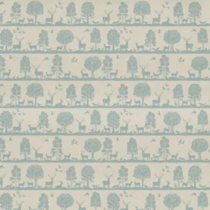 black-grey animal cotton fabric from Voyage Maison