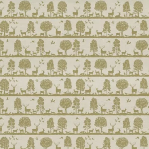 green animal cotton fabric from Voyage Maison