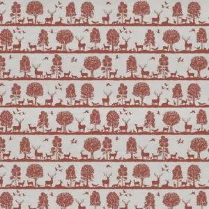 orange animal cotton fabric from Voyage Maison