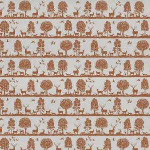 orange animal cotton fabric from Voyage Maison