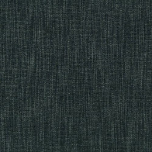 Palermo Fabric - Jet by black-grey plain woven fabric from Villa Nova