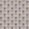 pink botanical cotton fabric from Voyage Maison