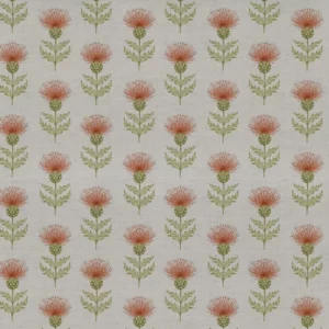 green botanical cotton fabric from Voyage Maison