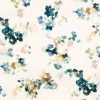 green botanical cotton fabric from Villa Nova