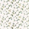 green botanical embroideried fabric from Villa Nova