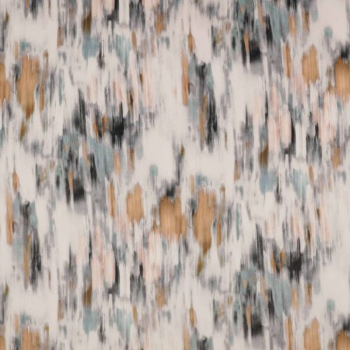 Alora Fabric - Deco by black-grey misc velvet-chenille fabric from Villa Nova