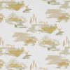 multicolour botanical cotton fabric from Villa Nova