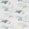 multicolour botanical cotton fabric from Villa Nova