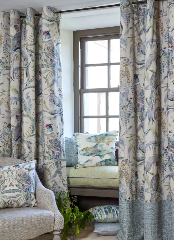 Colscott Fabric - Pomegranate by Colscott Fabric - Pomegranate from
