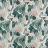 green contemporary cotton fabric from Villa Nova