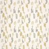 white contemporary cotton fabric from Villa Nova