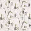 green botanical cotton fabric from Villa Nova