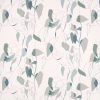 blue botanical cotton fabric from Villa Nova