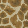 brown animal velvet-chenille fabric from Utopia