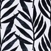 black-grey botanical velvet-chenille fabric from Utopia