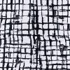 black-grey geometric velvet-chenille fabric from Utopia