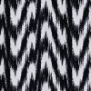 black-grey geometric velvet-chenille fabric from Utopia
