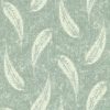 black-grey botanical printed fabric from Utopia