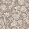 purple botanical printed fabric from Utopia
