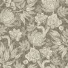 brown botanical printed fabric from Utopia