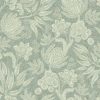 black-grey botanical printed fabric from Utopia