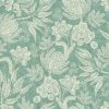green botanical printed fabric from Utopia