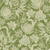 green botanical printed fabric from Utopia